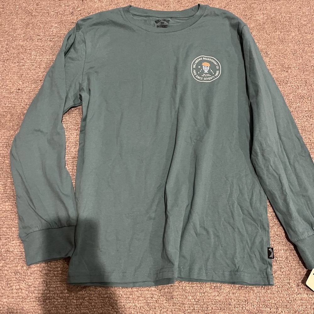 Billabong Long Sleeve Tee in Teal